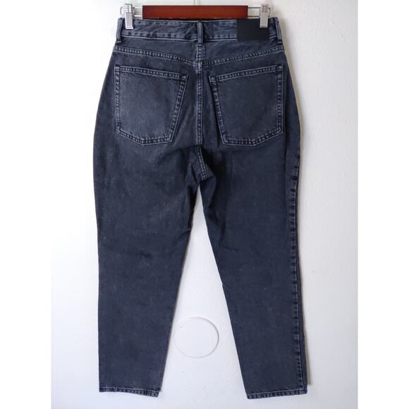 Everlane charcoal black button fly straight leg jeans size 27 - Picture 4 of 9